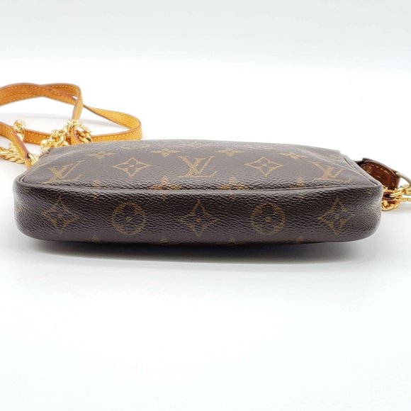 Auth Louis Vuitton Monogram Pochette Shoulder Bag - Picture 10 of 16